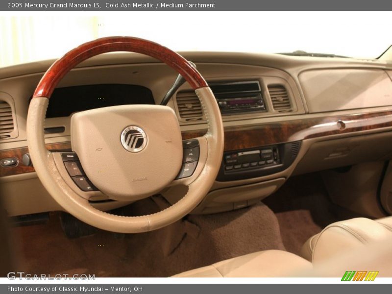 Gold Ash Metallic / Medium Parchment 2005 Mercury Grand Marquis LS