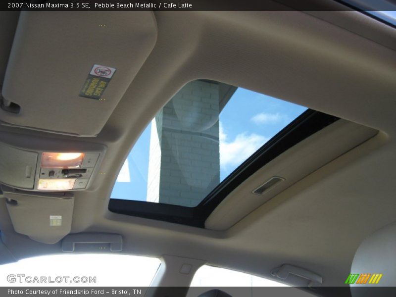 Pebble Beach Metallic / Cafe Latte 2007 Nissan Maxima 3.5 SE