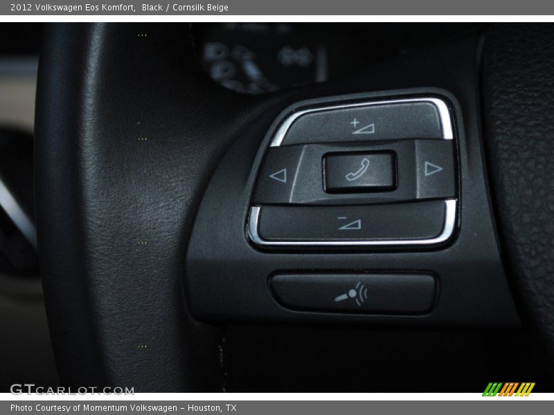 Black / Cornsilk Beige 2012 Volkswagen Eos Komfort