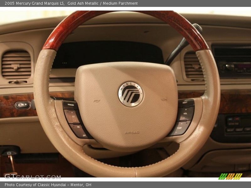Gold Ash Metallic / Medium Parchment 2005 Mercury Grand Marquis LS