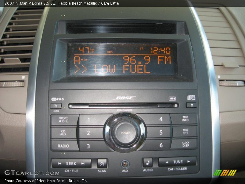 Pebble Beach Metallic / Cafe Latte 2007 Nissan Maxima 3.5 SE
