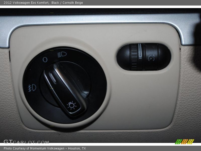 Black / Cornsilk Beige 2012 Volkswagen Eos Komfort