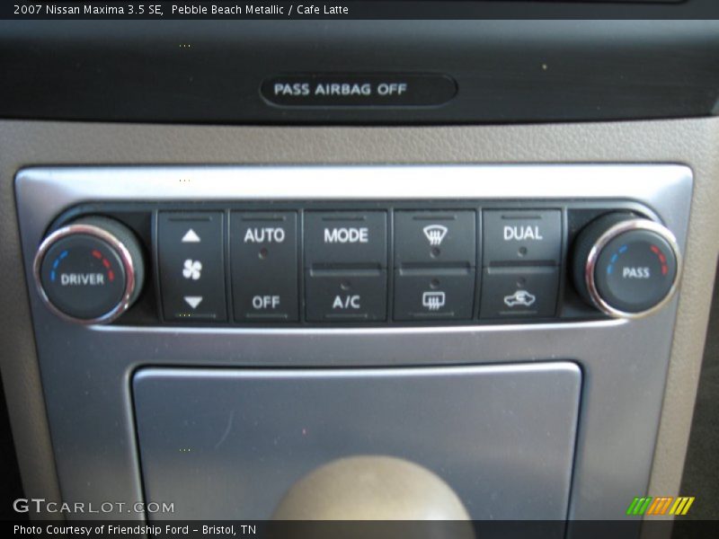 Pebble Beach Metallic / Cafe Latte 2007 Nissan Maxima 3.5 SE
