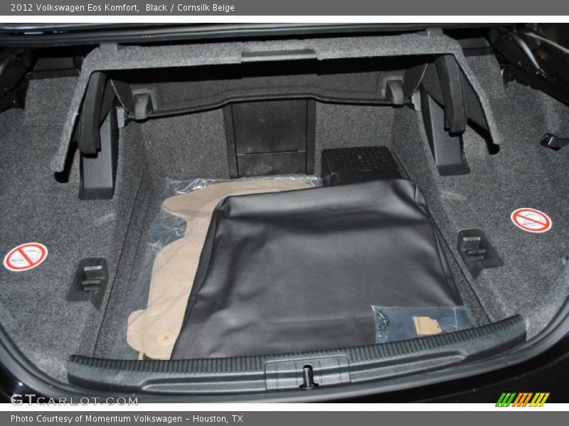 Black / Cornsilk Beige 2012 Volkswagen Eos Komfort