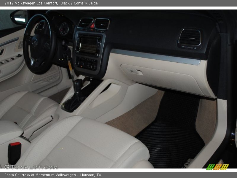 Black / Cornsilk Beige 2012 Volkswagen Eos Komfort