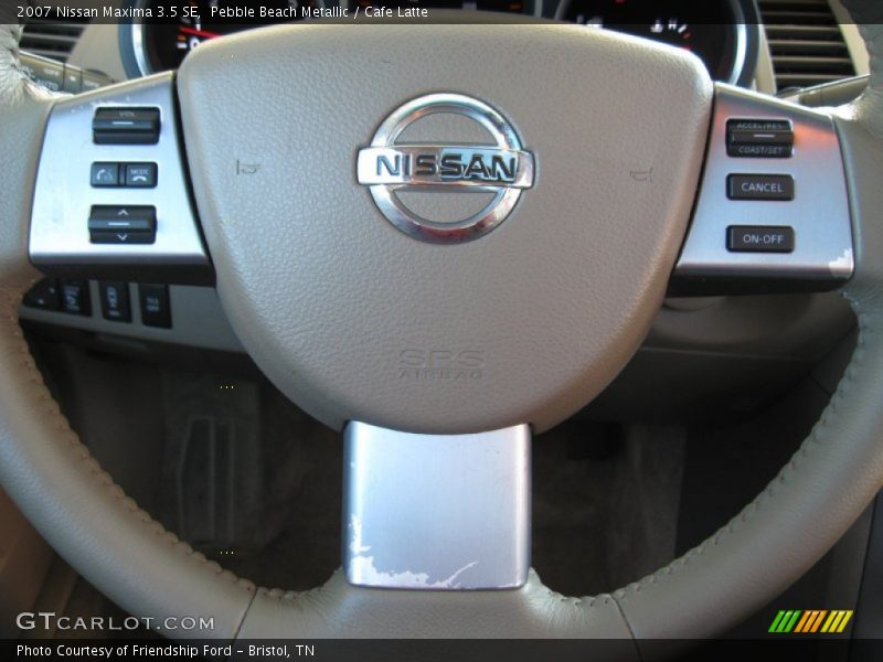 Pebble Beach Metallic / Cafe Latte 2007 Nissan Maxima 3.5 SE