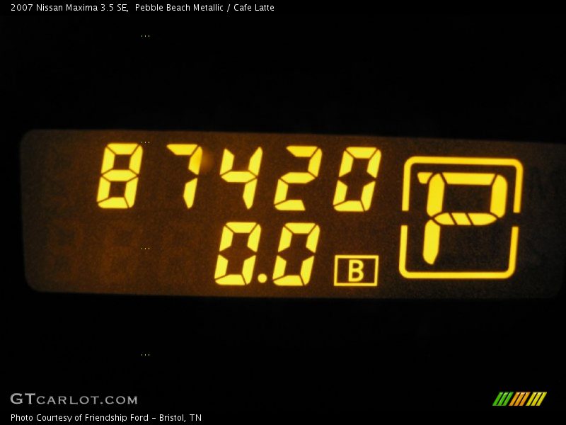 Pebble Beach Metallic / Cafe Latte 2007 Nissan Maxima 3.5 SE