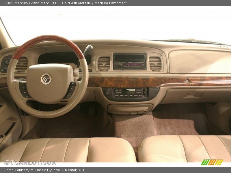 Gold Ash Metallic / Medium Parchment 2005 Mercury Grand Marquis LS
