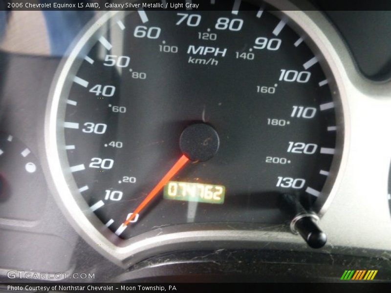 Galaxy Silver Metallic / Light Gray 2006 Chevrolet Equinox LS AWD