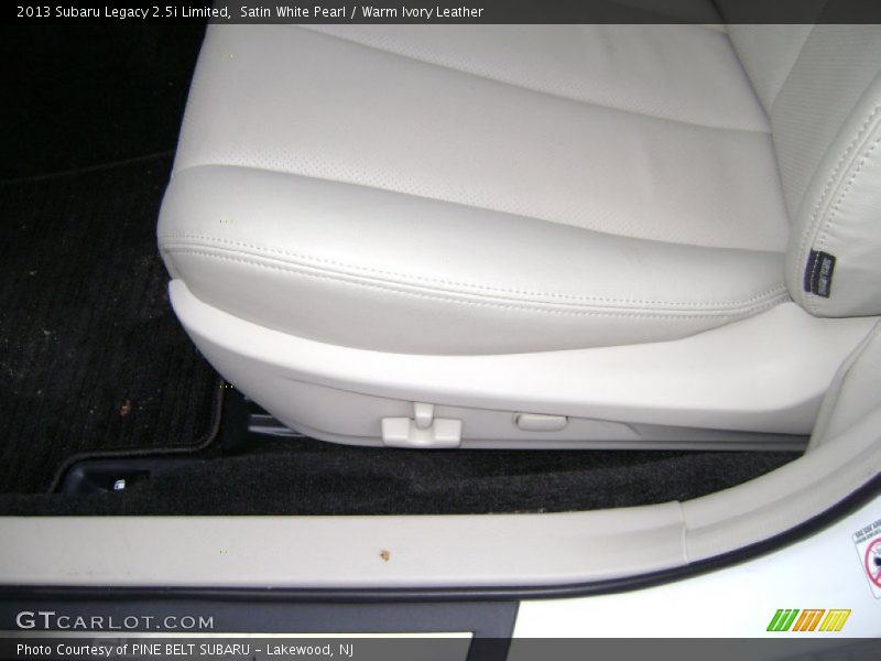 Satin White Pearl / Warm Ivory Leather 2013 Subaru Legacy 2.5i Limited