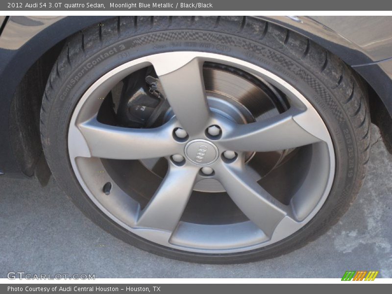 Moonlight Blue Metallic / Black/Black 2012 Audi S4 3.0T quattro Sedan