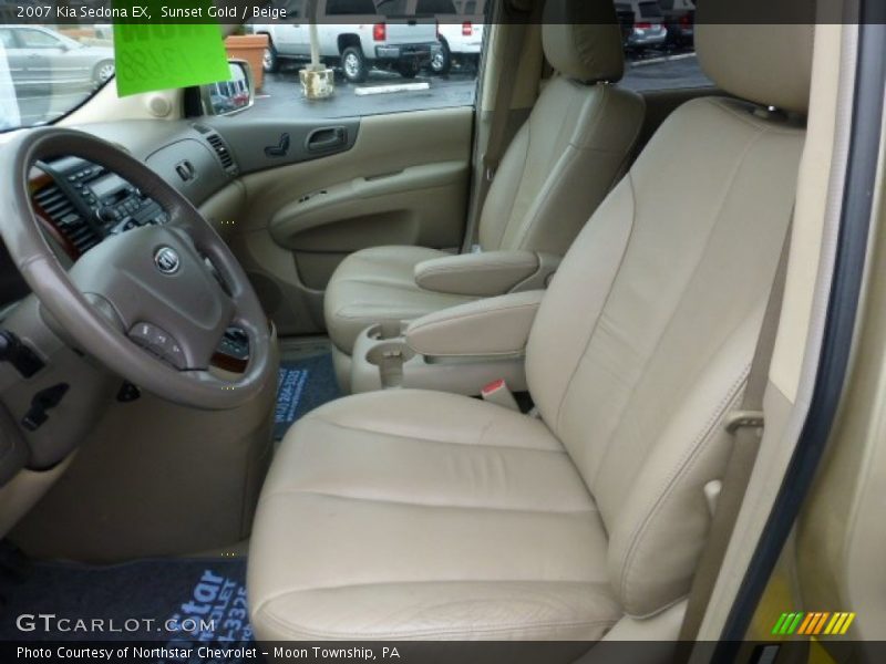 Sunset Gold / Beige 2007 Kia Sedona EX