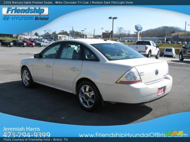 White Chocolate Tri Coat / Medium Dark Flint/Light Stone 2009 Mercury Sable Premier Sedan