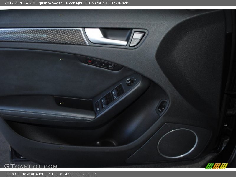 Moonlight Blue Metallic / Black/Black 2012 Audi S4 3.0T quattro Sedan