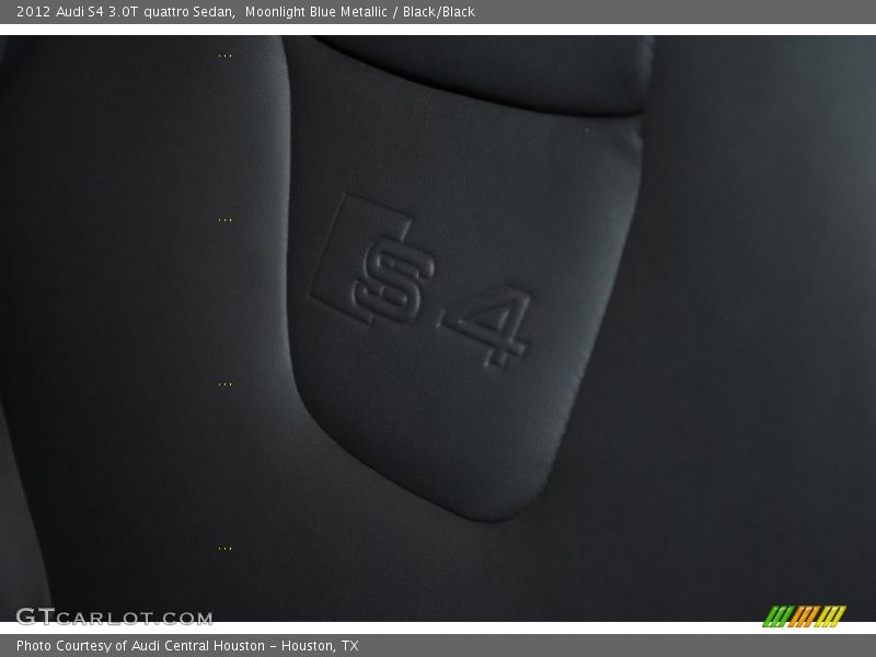 Moonlight Blue Metallic / Black/Black 2012 Audi S4 3.0T quattro Sedan