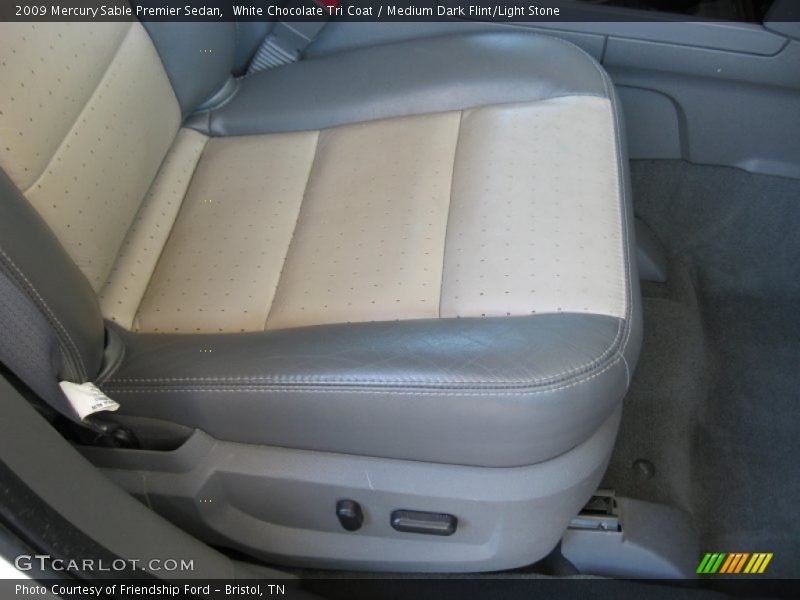 White Chocolate Tri Coat / Medium Dark Flint/Light Stone 2009 Mercury Sable Premier Sedan