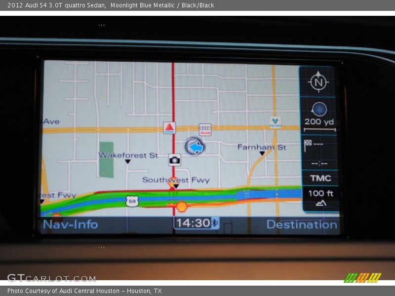 Navigation of 2012 S4 3.0T quattro Sedan