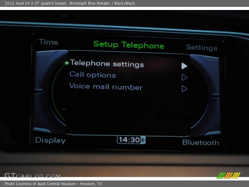 Moonlight Blue Metallic / Black/Black 2012 Audi S4 3.0T quattro Sedan