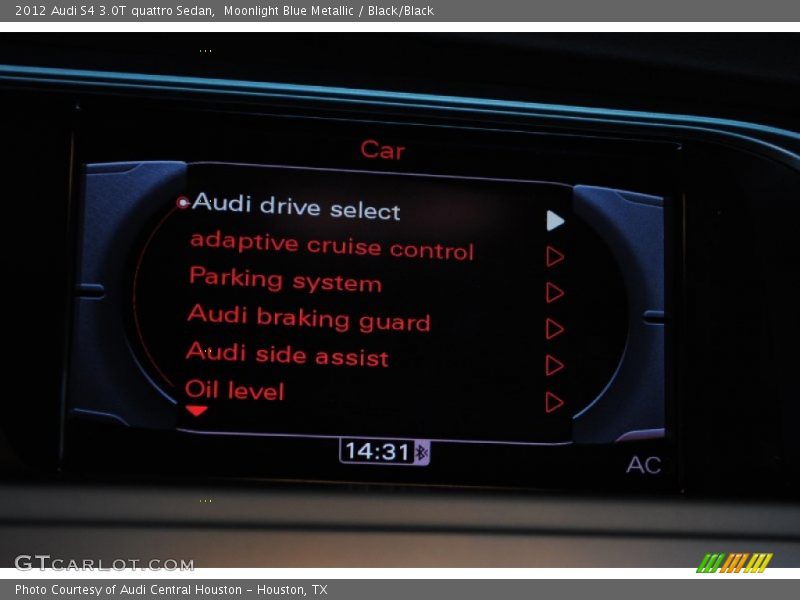 Moonlight Blue Metallic / Black/Black 2012 Audi S4 3.0T quattro Sedan