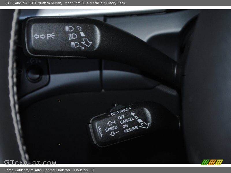 Moonlight Blue Metallic / Black/Black 2012 Audi S4 3.0T quattro Sedan