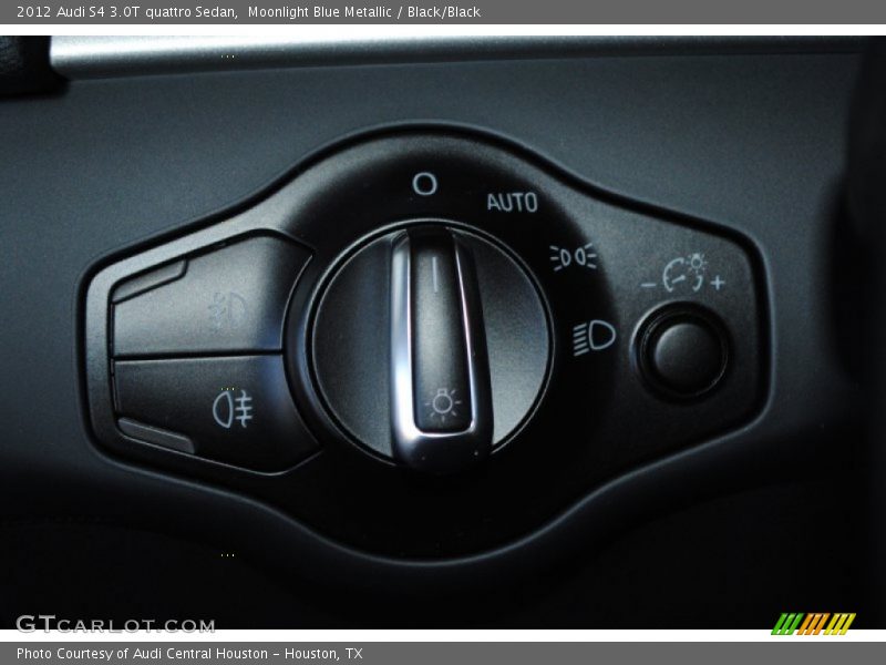 Moonlight Blue Metallic / Black/Black 2012 Audi S4 3.0T quattro Sedan