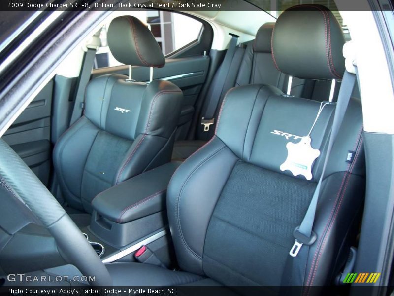 Brilliant Black Crystal Pearl / Dark Slate Gray 2009 Dodge Charger SRT-8