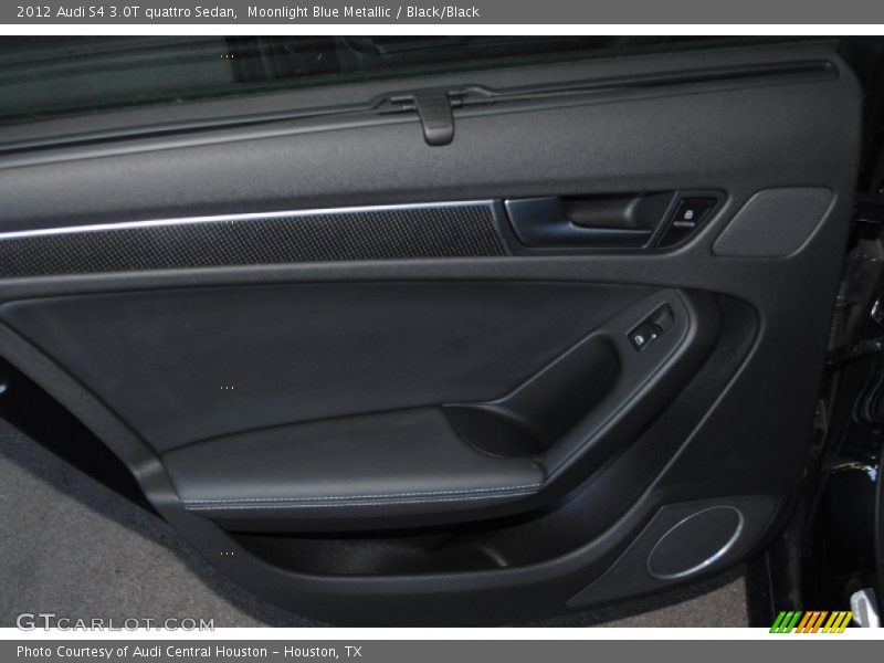 Moonlight Blue Metallic / Black/Black 2012 Audi S4 3.0T quattro Sedan