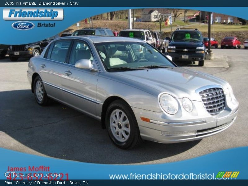 Diamond Silver / Gray 2005 Kia Amanti