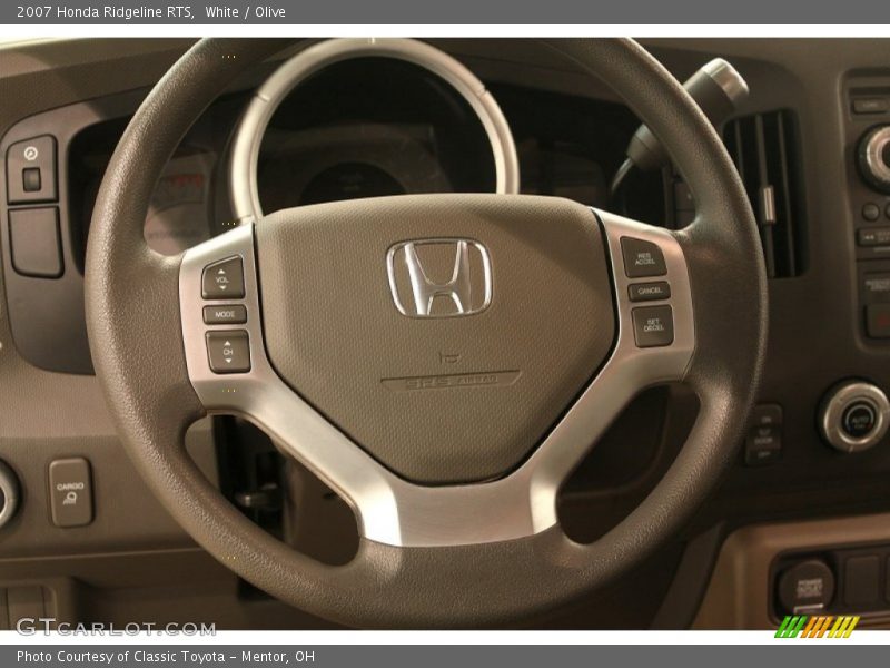  2007 Ridgeline RTS Steering Wheel
