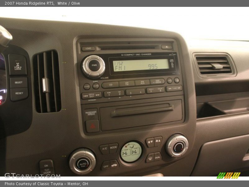Controls of 2007 Ridgeline RTS