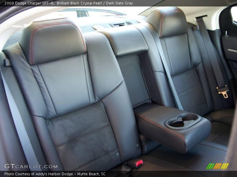 Brilliant Black Crystal Pearl / Dark Slate Gray 2009 Dodge Charger SRT-8