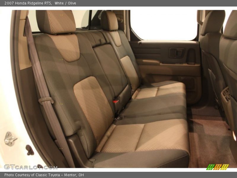 Rear Seat of 2007 Ridgeline RTS