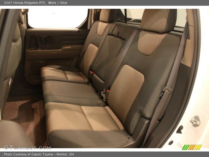 Rear Seat of 2007 Ridgeline RTS