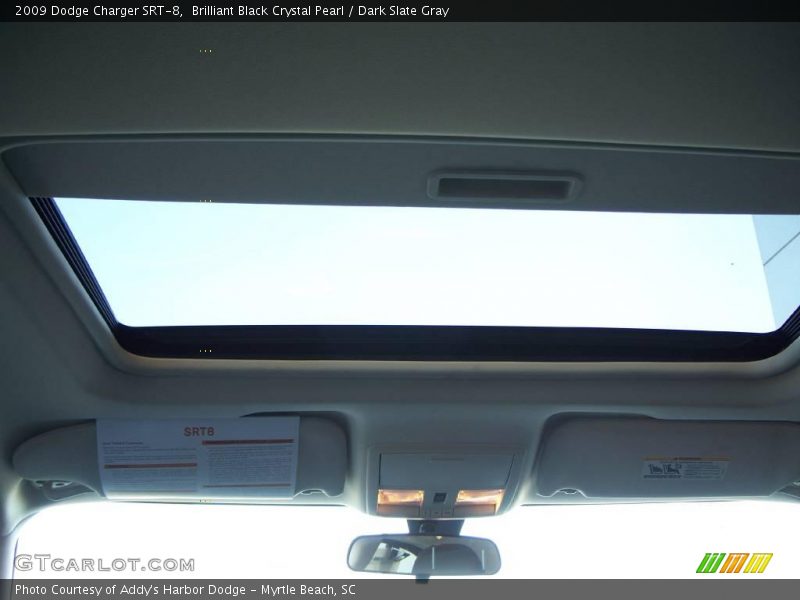 Brilliant Black Crystal Pearl / Dark Slate Gray 2009 Dodge Charger SRT-8