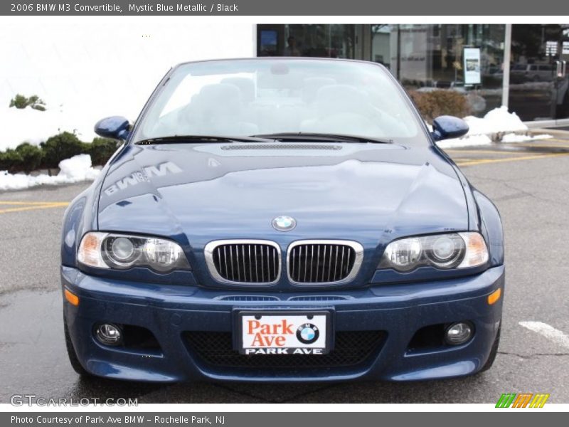 Mystic Blue Metallic / Black 2006 BMW M3 Convertible