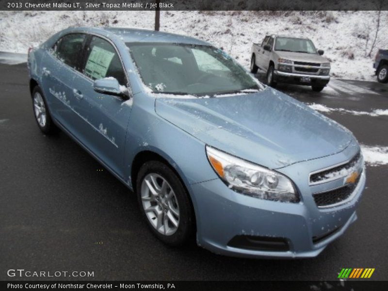 Silver Topaz Metallic / Jet Black 2013 Chevrolet Malibu LT