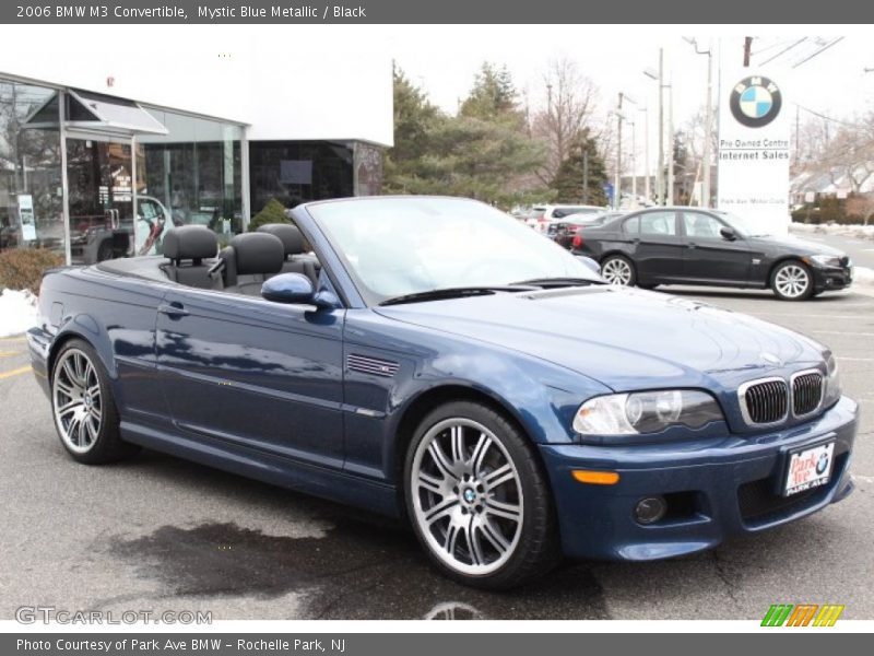 Mystic Blue Metallic / Black 2006 BMW M3 Convertible