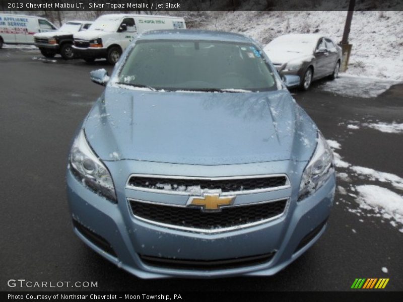 Silver Topaz Metallic / Jet Black 2013 Chevrolet Malibu LT