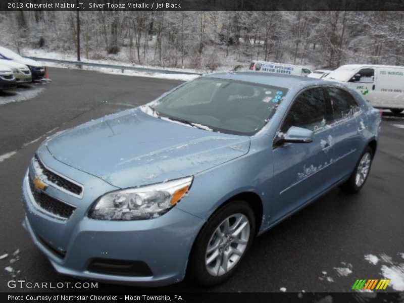 Silver Topaz Metallic / Jet Black 2013 Chevrolet Malibu LT