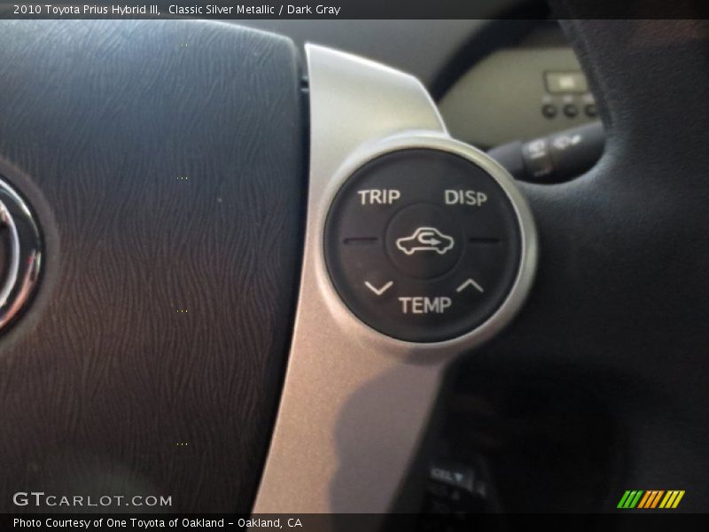 Classic Silver Metallic / Dark Gray 2010 Toyota Prius Hybrid III