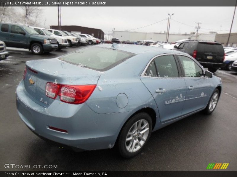 Silver Topaz Metallic / Jet Black 2013 Chevrolet Malibu LT