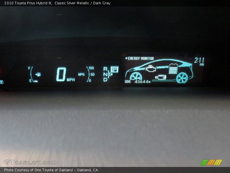 Classic Silver Metallic / Dark Gray 2010 Toyota Prius Hybrid III
