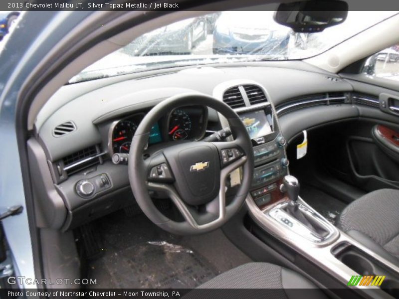 Silver Topaz Metallic / Jet Black 2013 Chevrolet Malibu LT