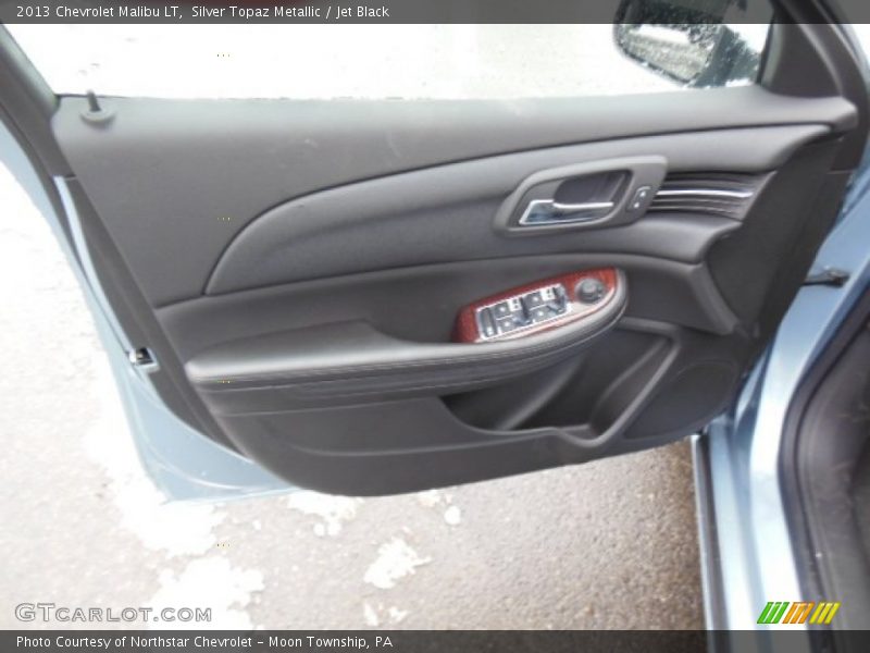 Silver Topaz Metallic / Jet Black 2013 Chevrolet Malibu LT