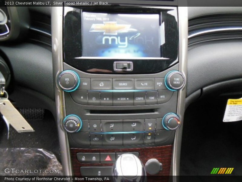Silver Topaz Metallic / Jet Black 2013 Chevrolet Malibu LT