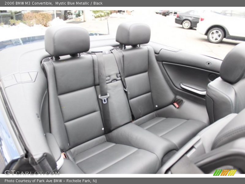 Rear Seat of 2006 M3 Convertible