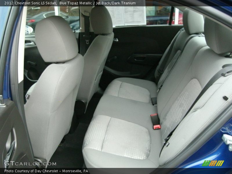 Rear Seat of 2012 Sonic LS Sedan