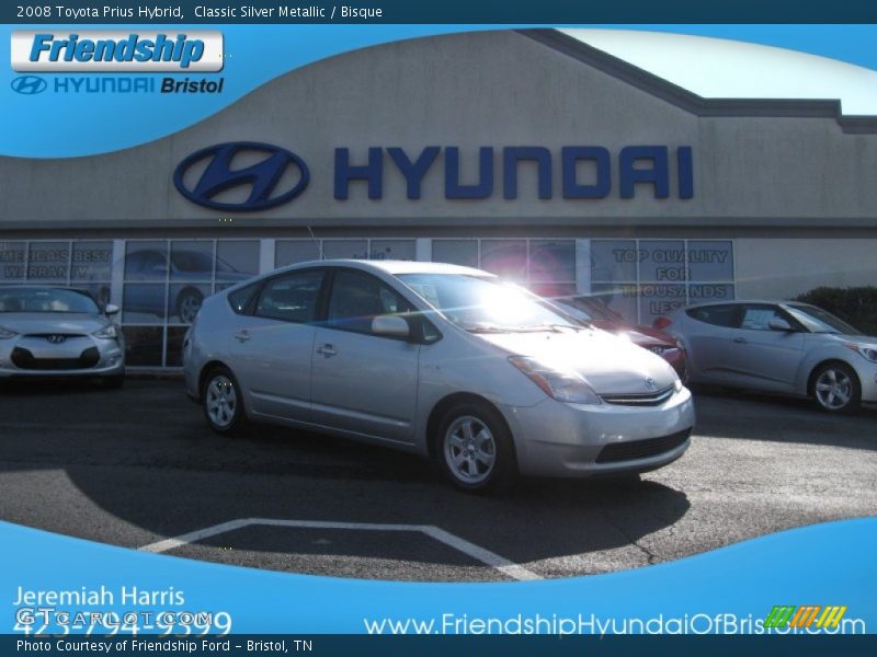 Classic Silver Metallic / Bisque 2008 Toyota Prius Hybrid