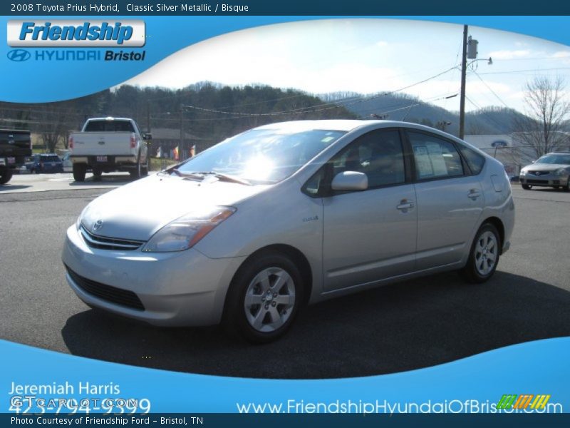 Classic Silver Metallic / Bisque 2008 Toyota Prius Hybrid