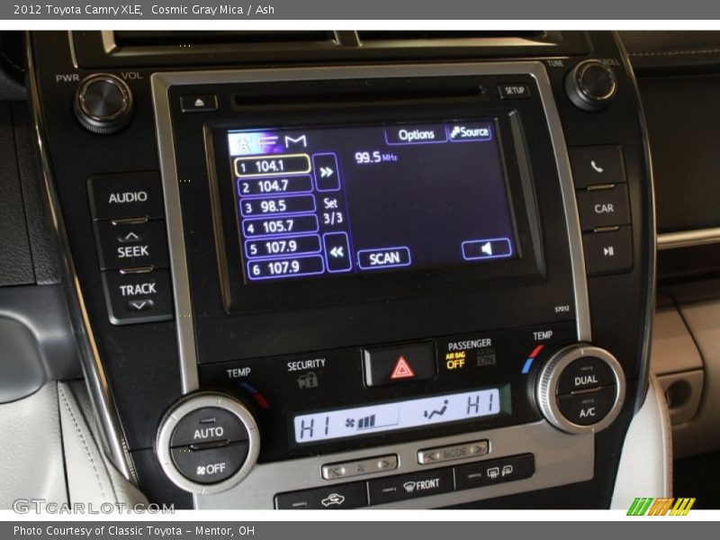 Cosmic Gray Mica / Ash 2012 Toyota Camry XLE